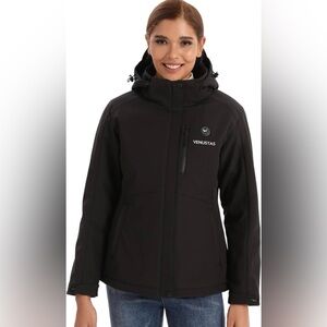 NEW Venustas Heated Jacket Black Size M Battery Included Winter Coat